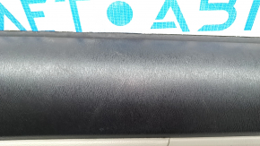 Обшивка двери карточка задняя левая Toyota Prius V 15-17 серая, подлокотник кожа серая, с ручкой, царапины, надлом крепления