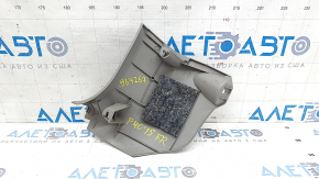 Накладка передней стойки нижняя правая Toyota Prius V 15-17 серая, царапины