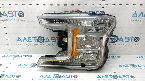 Фара передня ліва Ford F-150 18-20 гола, галоген, зламаний корпус, подряпини