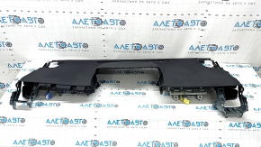 Торпедо передняя панель верхняя часть с AIRBAG Toyota Prius V 12-16 черная, царапины