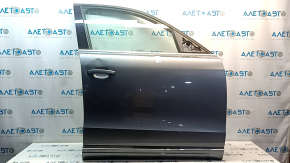 Двері в зборі передня права Audi Q5 8R 09-17 keyless, графіт LX7R, скол, вм'ятини