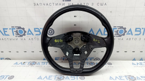 Кермо голе VW Tiguan 18-21 шкіра чорний, без кнопок і накладок, подряпини, вм'ятина