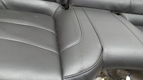 Подушка заднего ряда сидений Chevrolet Volt 16-18 кожа черная с синей строчкой, с перфорацией, вмятины