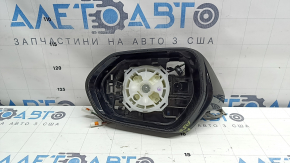 Корпус бокового зеркала левого Toyota Prius 50 16-20 с проводкой и механизмом, без кронштейна, черный, 6 пинов