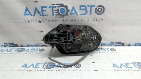 Корпус бокового зеркала левого Toyota Prius 50 16-20 с проводкой и механизмом, без кронштейна, черный, 6 пинов