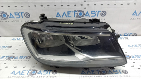 Фара передняя правая VW Tiguan 18-21 галоген, ДХО LED, сколы, царапины