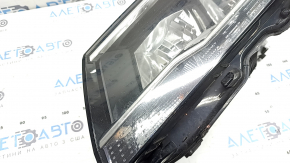 Фара передняя левая VW Tiguan 18-21 галоген, ДХО LED, под полировку