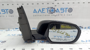 Зеркало боковое правое в сборе Chevrolet Volt 16-19 6 пинов, BSM, подогрев, черное, царапины