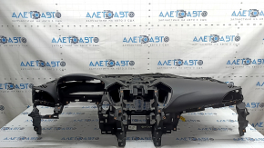 Торпедо передня панель з AIRBAG Chevrolet Volt 16- чорна, тички, іржавий піропатрон