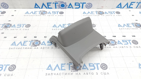Накладка центральной консоли передняя Toyota Prius V 15-17 серая, без подстаканника, царапины