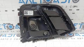 Решетка переднего бампера левая Audi Q5 80A 21-24 черный глянец с хромом, S-Line