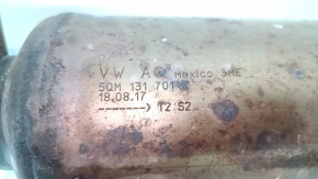Приемная труба с катализатором VW Tiguan 18-24 awd, с кронштейном
