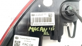 Фонарь заднего бампера левый Porsche Macan 15-21