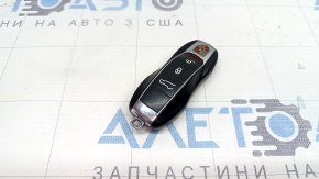 Ключ Porsche Macan 15-22 4 кнопки, облез хром, царапины