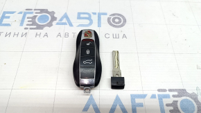 Ключ Porsche Macan 15-22 4 кнопки, облез хром, царапины