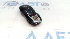 Ключ Porsche Macan 15-22 4 кнопки, облез хром, царапины