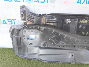 Задняя панель Nissan Rogue Sport 17-22 высверлена, черная