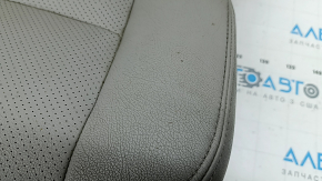 Задний ряд сидений 2 ряд левое Toyota Prius V 15-17 кожа серая, под химчистку, царапины на спинке