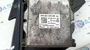 Фара передняя левая в сборе Audi A4 B9 17-19 Full LED, царапины, сколы, под полировку