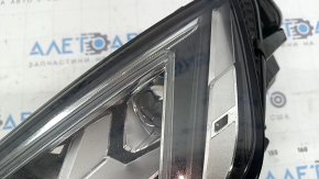 Фара передняя левая в сборе Audi A4 B9 17-19 Full LED, царапины, сколы, под полировку