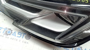 Фара передняя левая в сборе Audi A4 B9 17-19 Full LED, царапины, сколы, под полировку