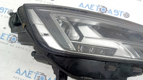 Фара передня права в зборі Audi A4 B9 17-19 Full LED, подряпини, сколи, під полірування