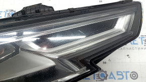 Фара передня права в зборі Audi A4 B9 17-19 Full LED, подряпини, сколи, під полірування