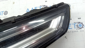 Фара передня права в зборі Audi A4 B9 17-19 Full LED, подряпини, сколи, під полірування