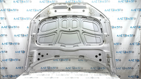 Капот голый Audi A4 B9 17-20 сталь, серебро LZ7G, коррозия, крашенный, тычка