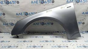 Крило переднє ліве Audi A4 B9 17-19 з кронштейнами, срібло LZ7G, тичка