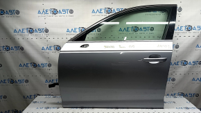 Двері в зборі передня ліва Audi A4 B9 17-18 срібло LZ7G, keyless, тичка