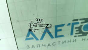 Скло дверей задньої правої Audi A6 C8 19-24 триплекс