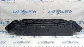 Захист переднього бампера Audi A4 B9 17-19 S-Line, тріщини, надлами, немає фрагмента