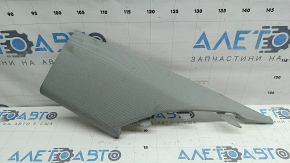 Накладка задньої стійки права Audi A4 B9 17-17 сіра, під хімчистку