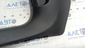 Накладка порога внутренняя передняя левая Audi A4 B9 17-25 черная, царапины