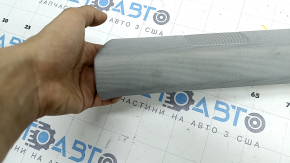 Накладка передней стойки верхняя левая Audi A4 B9 17-17 серая, Bang and Olufsen, под химчистку