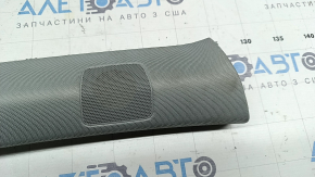 Накладка передней стойки верхняя правая Audi A4 B9 17-17 серая, Bang and Olufsen, под химчистку