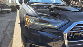Фара передняя правая в сборе Audi A6 C8 19-24 LED, Matrix и Multi beam с уплотнителем, желтит LED, под полировку
