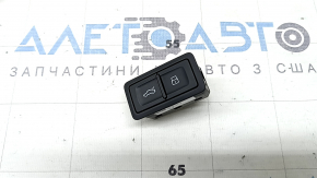 Кнопка закрытия крышки багажника Audi A6 C8 19-24 черная с блокировкой