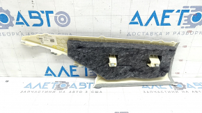 Накладка задней стойки за форточкой правая Audi A6 C8 19-23 серая, под шторку, под химчистку