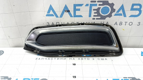 Накладка губы заднего бампера правая Audi A6 C8 19-23 с молдингом, хром, S-line