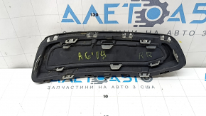 Накладка губы заднего бампера правая Audi A6 C8 19-23 с молдингом, хром, S-line