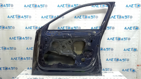 Дверь голая передняя правая Audi A6 C8 19-21 синий LX5B, примята