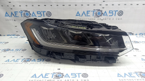 Фара передня права VW Jetta 25-26 у зборі LED, без range control, затерта сколи