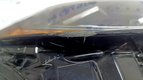 Фара передня права VW Jetta 25-26 у зборі LED, без range control, затерта сколи