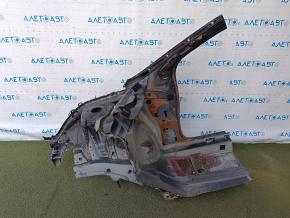 Четверть передняя правая Hyundai Sonata 15-19 черная, отпилена, без носика лонжерона