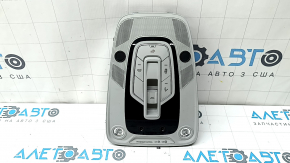 Плафон освітлення передній у зборі Audi A6 C8 19-25 під панораму, сірий, подряпини.