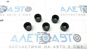 Заглушка колпачок колесного болта 5шт Audi A6 C8 19-24 серая
