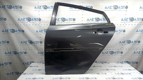 Дверь голая задняя левая Toyota Prius 50 16-20 графит 1G3, вмятины