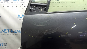 Дверь в сборе передняя левая Toyota Prius 50 16-22 keyless, графит 1G3, затерта, вмятина